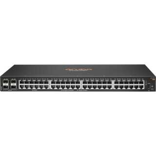 HPE - Aruba Serie - 6100 48G Class4 PoE 4SFP+ 370W - Managed - L3 - Gigabit Ethernet (10/100/1000) - Power over Ethernet (PoE) - Rack-Einbau - 1U