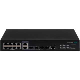 HPE - FlexNetwork 5140 8G 2SFP 2XGT Combo EI - Switch L3 Smart 8 x 10/100/1000 + 2 x 1 Gigabit / 10 Gigabit SFP+ + 2 x Kombi-10GBase-T an Rack montierbar