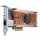 QNAP - QM2 Card - Dual M.2 22110/2280 PCIe SSD expansion card (PCIe Gen2 x4), Low-profile bracket pre-loaded, Low-profile flat and Full-height are bundled*shorter version to support TVS-x82/TS-x77 PCIe slot 2 & slot 3
