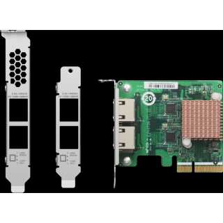 QNAP - QXG-2G2T-I225 - Netzwerkadapter - PCIe 2.0 x2 Low-Profile - 2.5GBase-T x 2