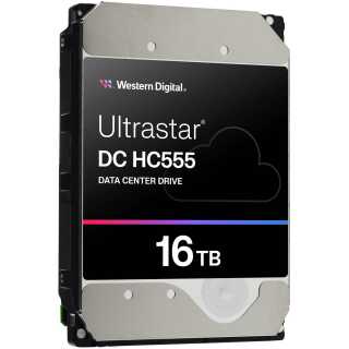 WD - Ultrastar DC HC555 - Festplatte - Rechenzentrum - 16 TB - intern - 3.5" (8.9 cm) SATA 6Gb/s 7200 rpm Puffer: 512 MB
