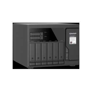 QNAP - 8-Bay QuTS hero NAS 6 x 3.5" SATA+2 - NAS - SATA/300 - 10.000 Mbps RAID 50 Ethernet USB 3.0