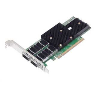 BROADCOM -P2200G - Netzwerkadapter - PCIe 5.0 - x16 Low-Profile 400 Gigabit QSFP112 x 2